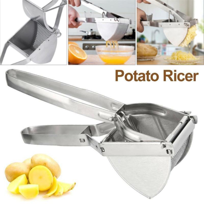 Stainless Steel Potato Ricer with Non Slip Handle