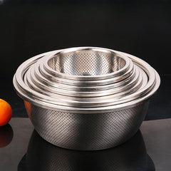 Stainless Steel Drain Basket Vegetable Washing Basin