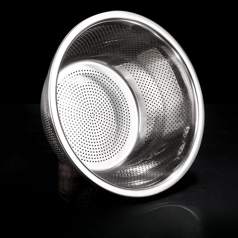 Stainless Steel Drain Basket Vegetable Washing Basin