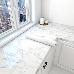 Marble Peel & Stick Wallpaper for Kitchen Waterproof Paper