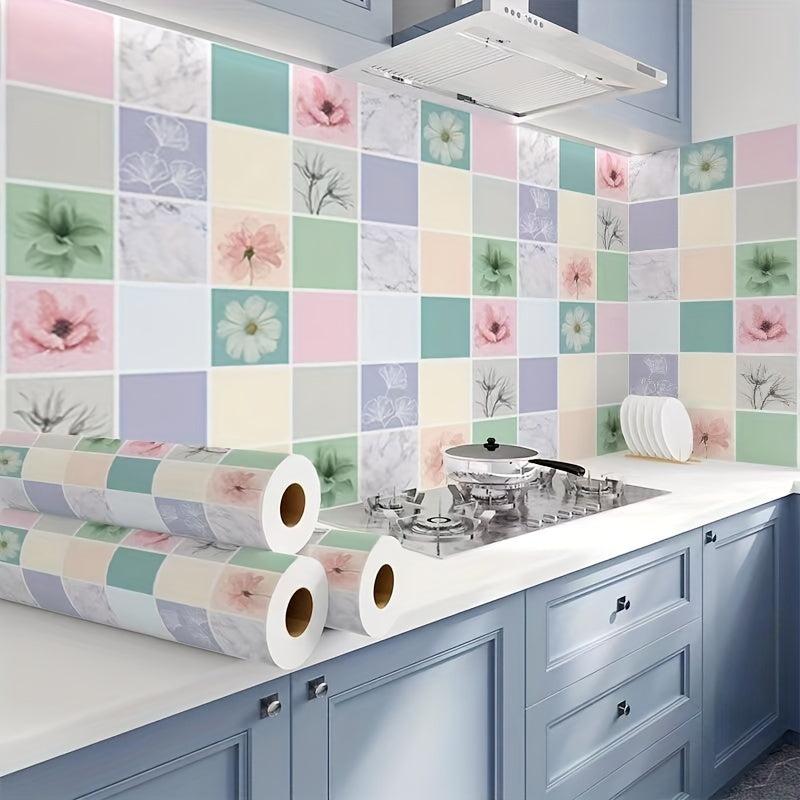 Marble Self adhesive Waterproof Wallpaper Kitchen Stickers
