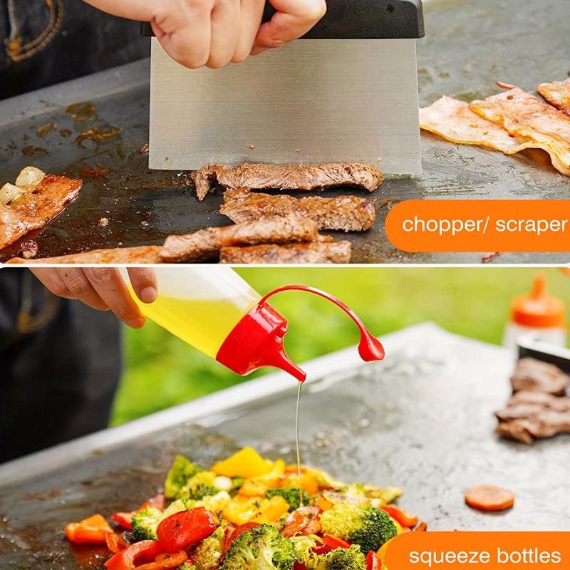 8pcs Baking Accessories Kit Griddle Tools Spatulas Set