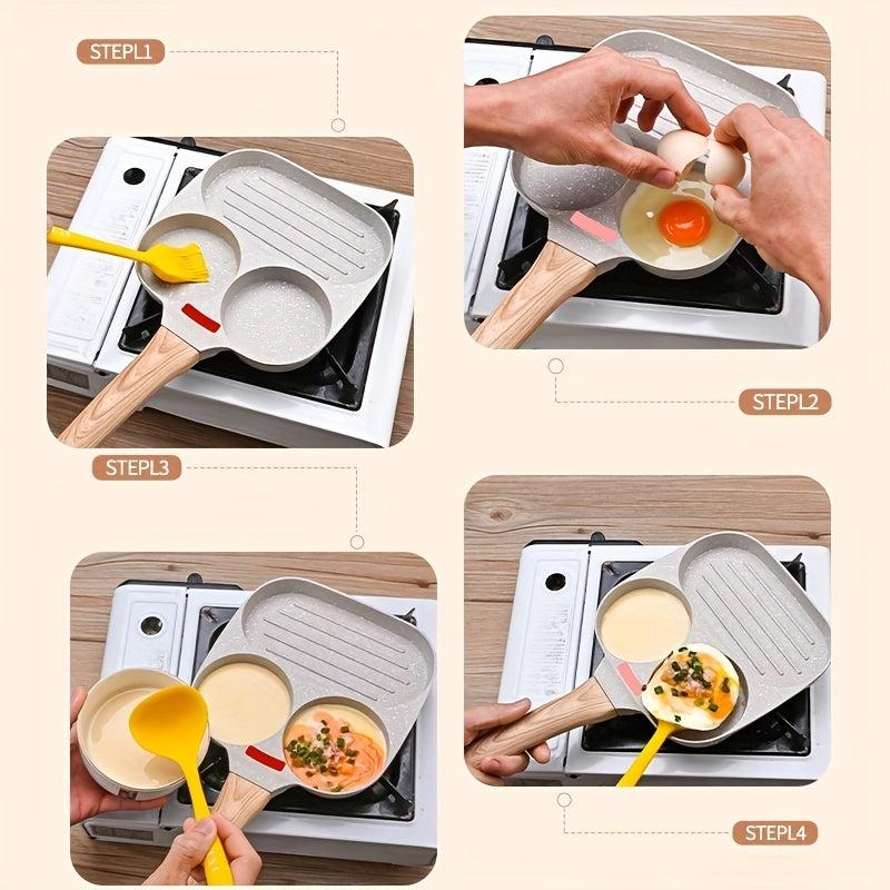 3in1 Pan Multifunctional Pancake Pan Non Stick Omelet Pan
