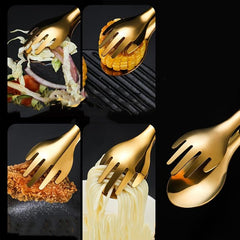 Stainless Steel Buffet Clip with Anti-scalding Handle