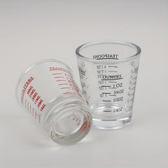 30ml 1oz Glass Measuring Cup With Scale Shot Glass Liquid Glass Ounce Cup