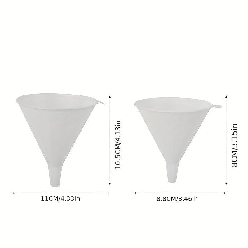 3pcs Multifunctional Kitchen Funnel Set Heat Resistant for Milk Wine Juice Honey