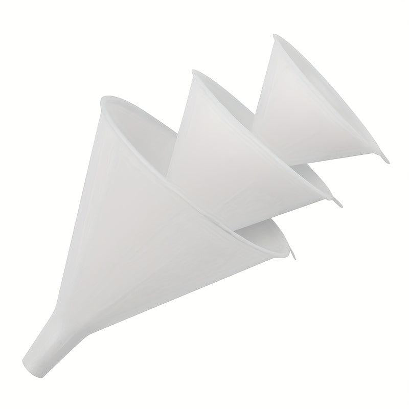 3pcs Multifunctional Kitchen Funnel Set Heat Resistant for Milk Wine Juice Honey