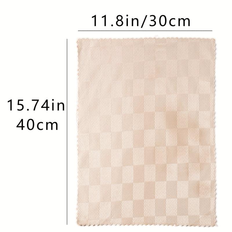 10pcs Microfiber Dish Cloth Wipes Kitchen Glass Scouring Pad Cleaning Rags