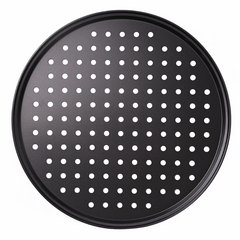 Round Pizza Tray Non stick Baking Plate Pie Dish Pan