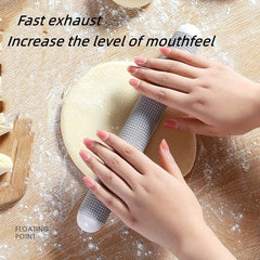 Silicone Rolling Pin for Pizza Pie Cookies Dumplings Noodles