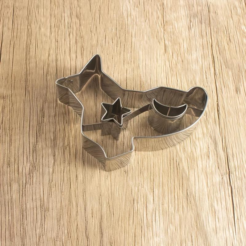 6pcs Halloween Cookie Cutters Stainless Steel Pastry Cutters Biscuit Molds