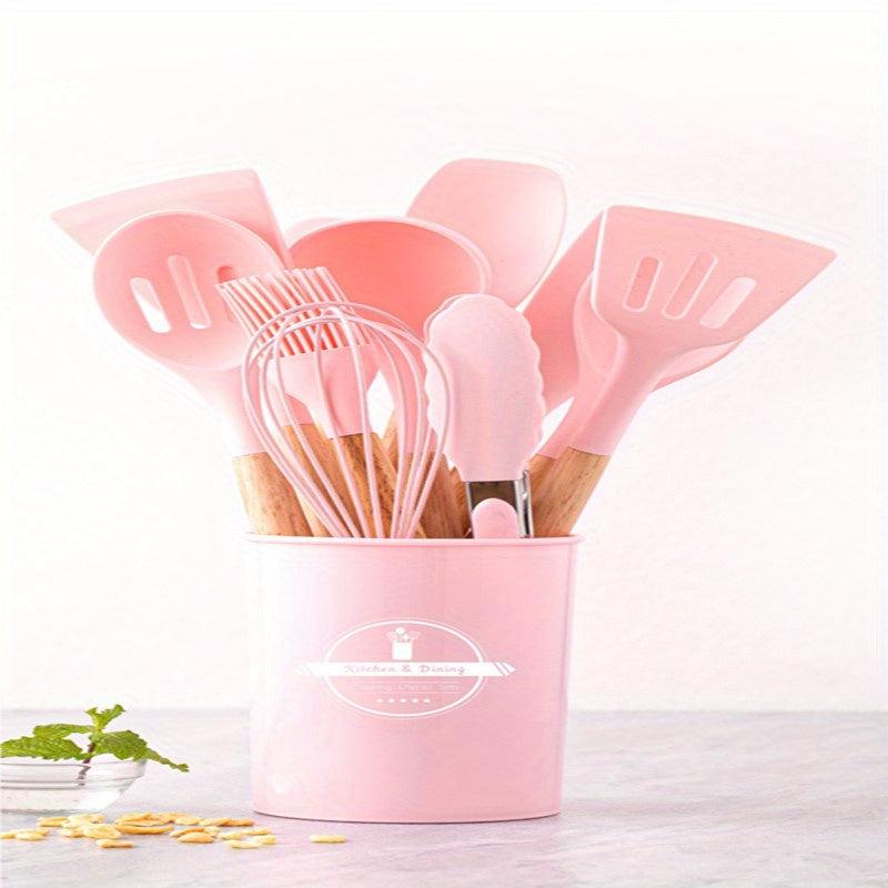 Non Stick Silicone Kitchen Utensil Set - 12pcs