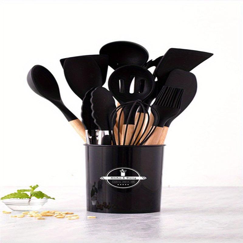 Non Stick Silicone Kitchen Utensil Set - 12pcs