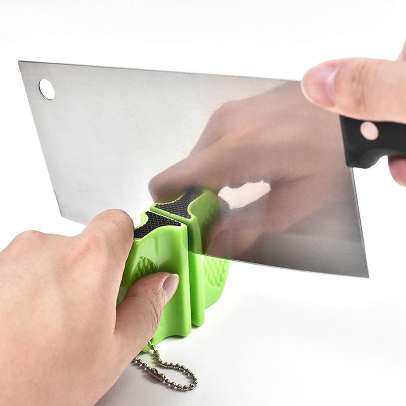 Mini Kitchen Sharpener Portable Ceramic Stick Butterfly Sharpene