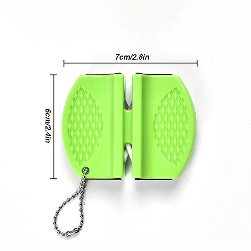 Mini Kitchen Sharpener Portable Ceramic Stick Butterfly Sharpene