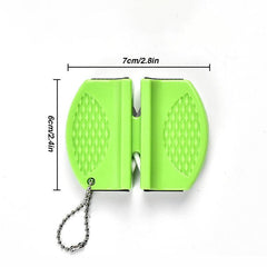 Mini Kitchen Sharpener Portable Ceramic Stick Butterfly Sharpene