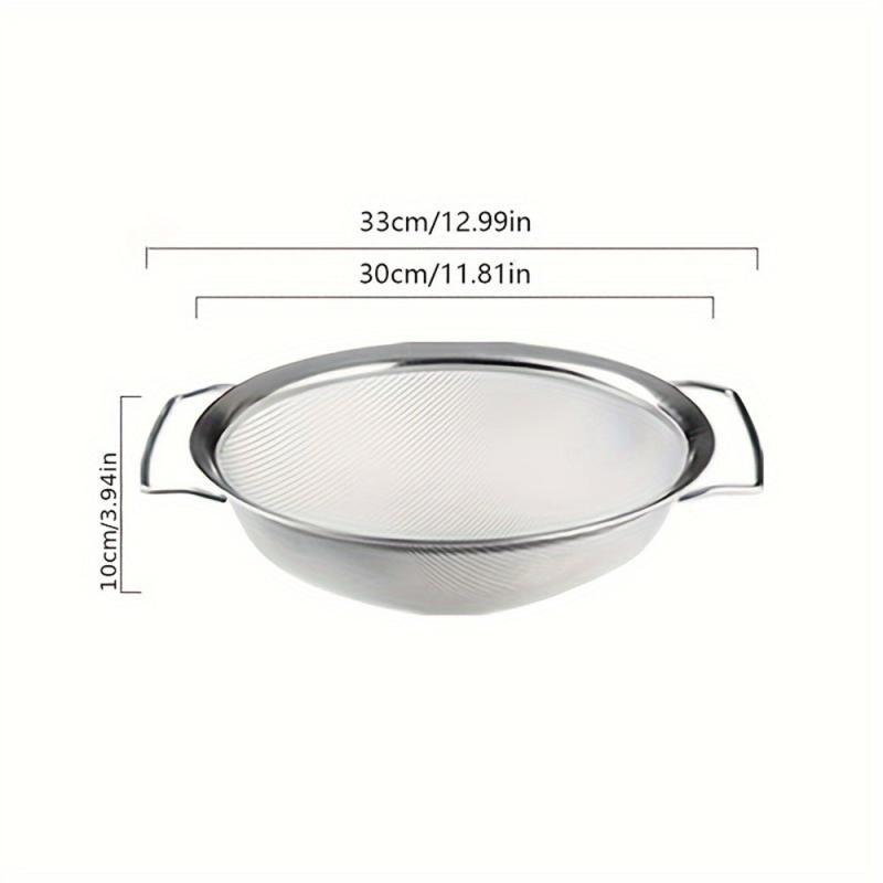 3pcs Stainless Steel Drain Basket Vegetable Washing Basket