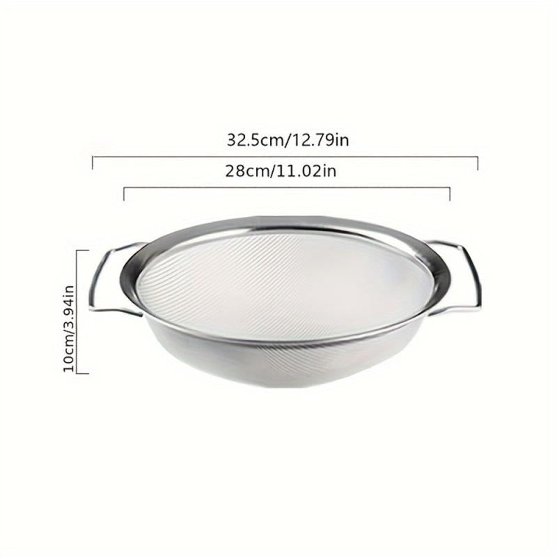 3pcs Stainless Steel Drain Basket Vegetable Washing Basket
