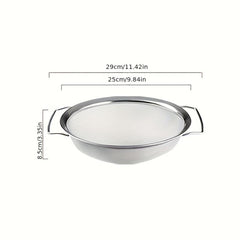 3pcs Stainless Steel Drain Basket Vegetable Washing Basket