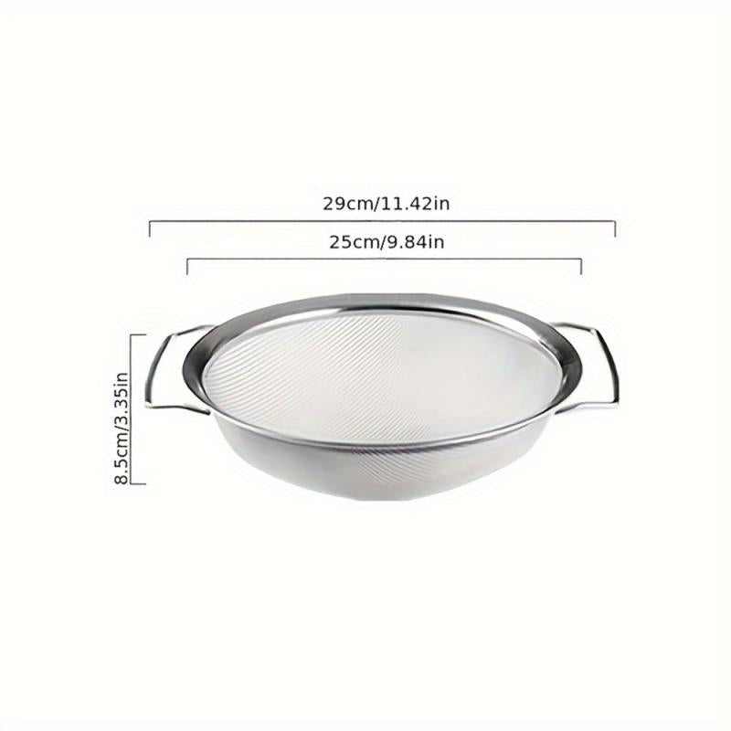 3pcs Stainless Steel Drain Basket Vegetable Washing Basket