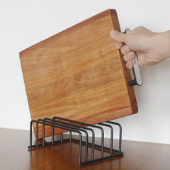 Cutting Board Holder Stand with 1.0 and 1.52 cm Wide Slots