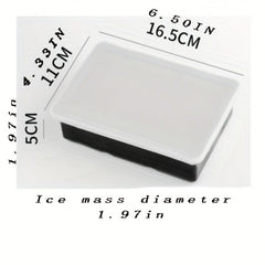 Silicone Ice Cube Mold Ball Shape Tray with Lid for Whiskey Ice Balls