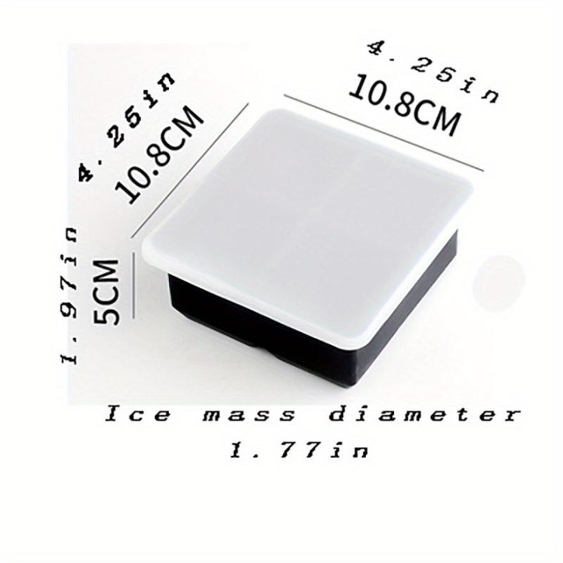 Silicone Ice Cube Mold Ball Shape Tray with Lid for Whiskey Ice Balls