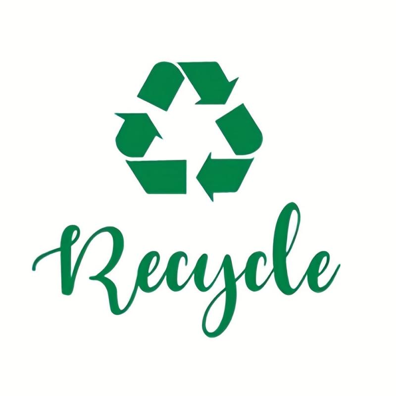 Recycle Trash Can Identification Sticker