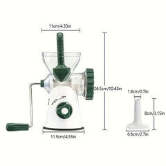 Stainless Steel Manual Meat Grinder - Easy Meat Grinding for Home Cooking