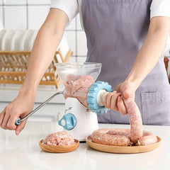 Stainless Steel Manual Meat Grinder - Easy Meat Grinding for Home Cooking