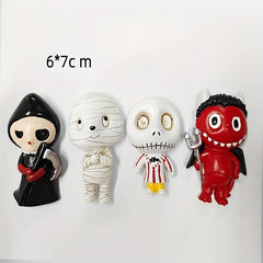 Halloween Fridge Magnets Skull Office Kitchen Decor