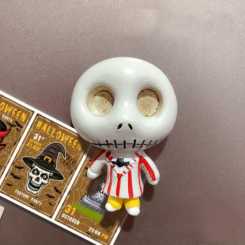 Halloween Fridge Magnets Skull Office Kitchen Decor