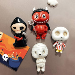 Halloween Fridge Magnets Skull Office Kitchen Decor