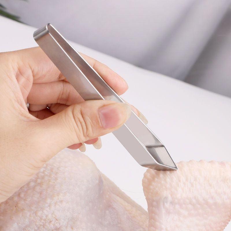 Stainless Steel Poultry Plucking Pig Hair Tweezers