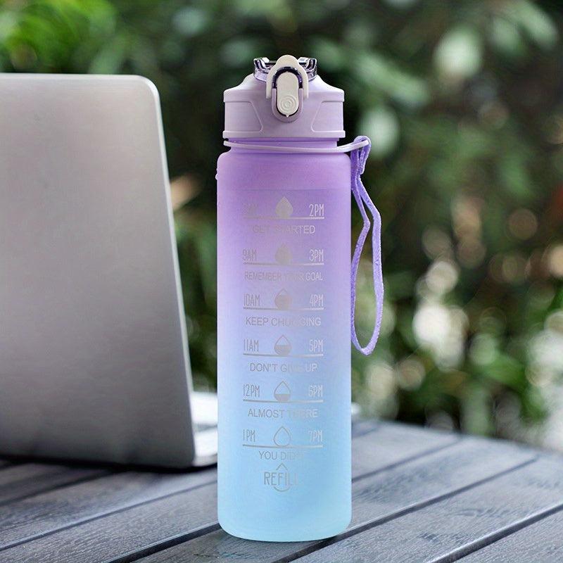 1000ml Gradient Sports Water Bottle with Scale