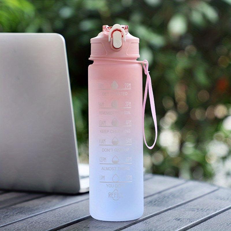 1000ml Gradient Sports Water Bottle with Scale