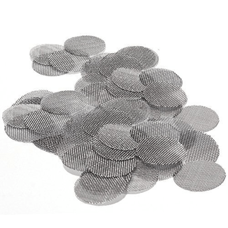 10 Pcs 20mm Smoke Pipe Screen Metal Filters Smoking Gauze Accessory