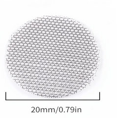 10 Pcs 20mm Smoke Pipe Screen Metal Filters Smoking Gauze Accessory