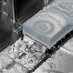 Stainless Steel Sharpening Stone Holder with Bonus Stone