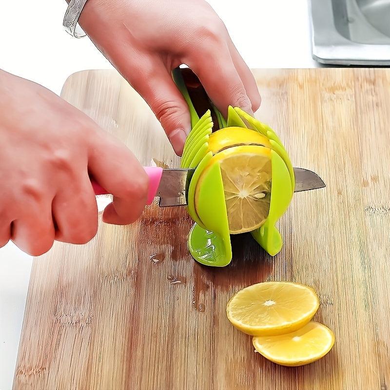 Efficient Tomato and Lemon Slicer Tool with Holder - Kitchen Dorm Back to School