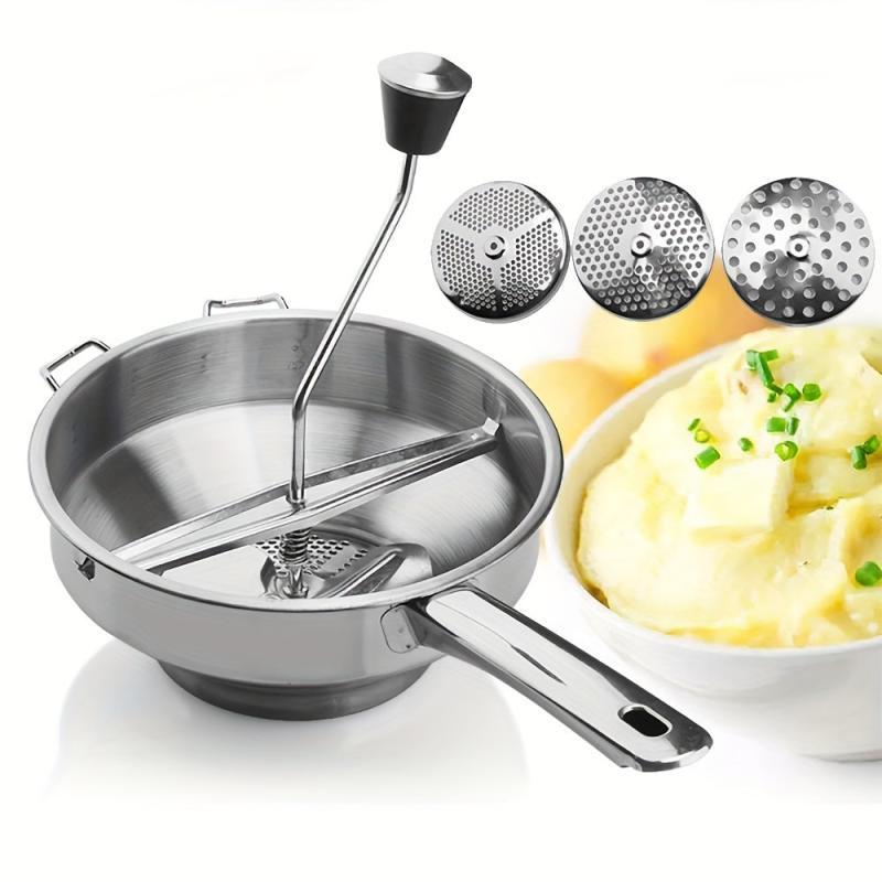 Stainless Steel Food Mixer Potato Masher Fruit Vegetable Press