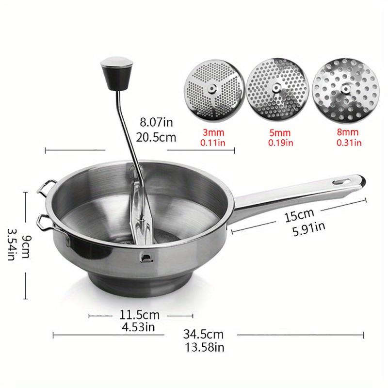 Stainless Steel Food Mixer Potato Masher Fruit Vegetable Press