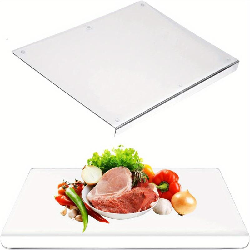 Large Acrylic Cutting Board for Kitchen, Food Supplement, Fruits