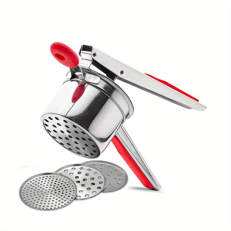 Stainless Steel Potato Ricer with Non Slip Handle