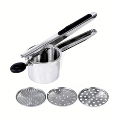 Stainless Steel Potato Ricer with Non Slip Handle