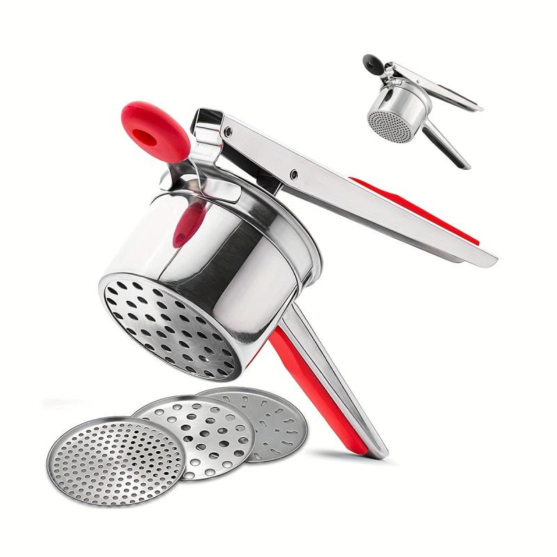 Stainless Steel Potato Ricer with Non Slip Handle