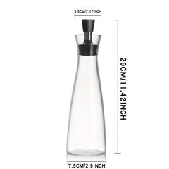 Dark Glass Olive Dispenser Bottle