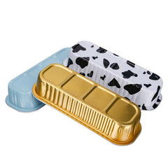 50pcs Foil Baking Cups Disposable Aluminum Pans for Cakes, Puddings, Tarts