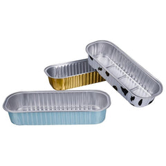 50pcs Foil Baking Cups Disposable Aluminum Pans for Cakes, Puddings, Tarts