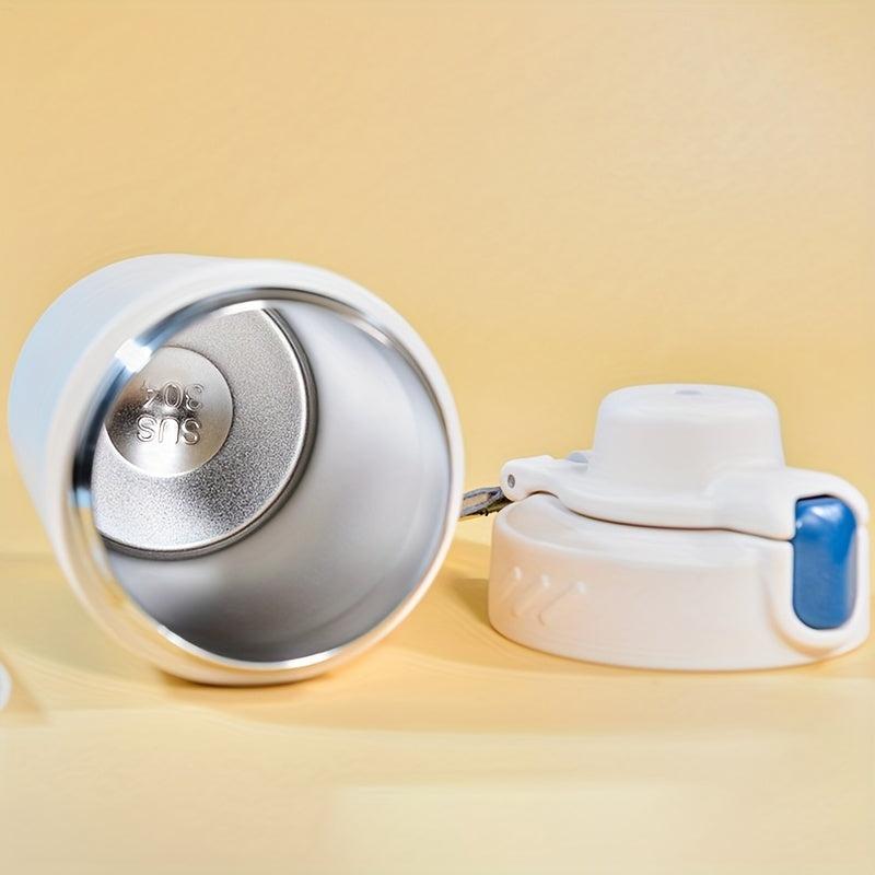Stainless Steel Thermal Cup Portable Fitness Straw Vacuum Cup